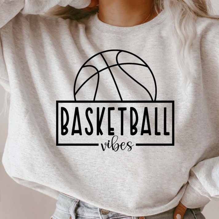 Basketball Vibes Svg Png 7843 A