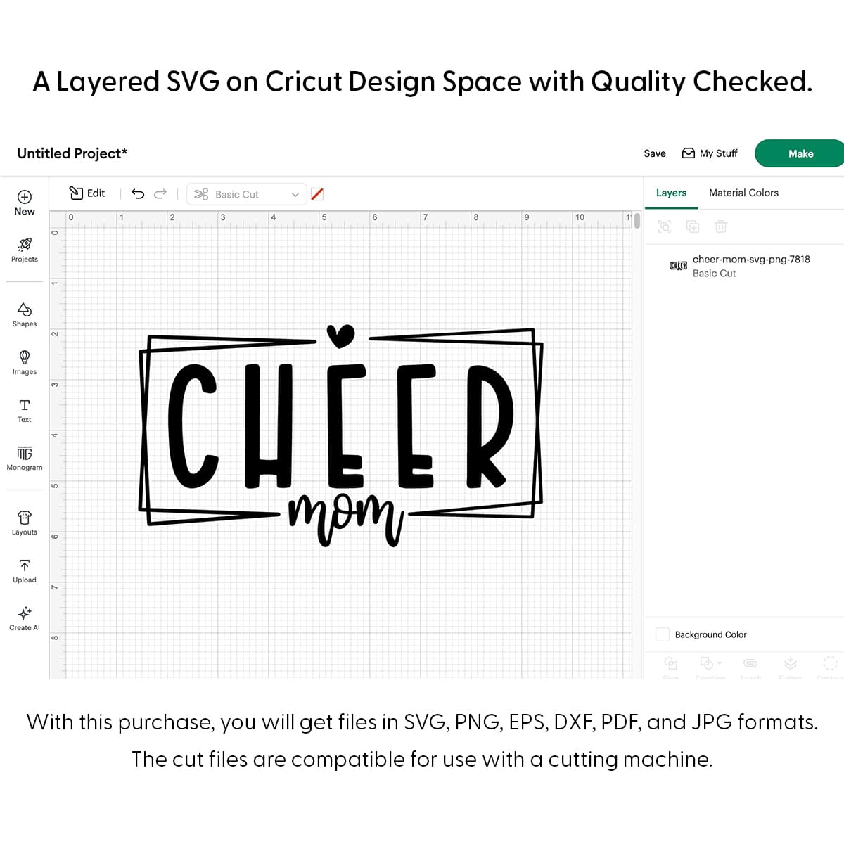 Cheer Mom Svg Png 7818 Cricut