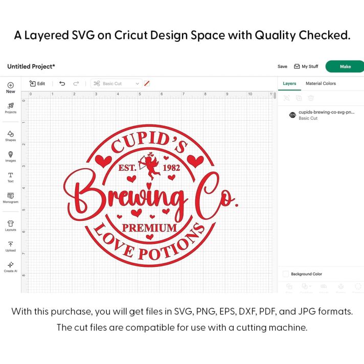 Cupids Brewing Co Svg Png 7779 Cricut
