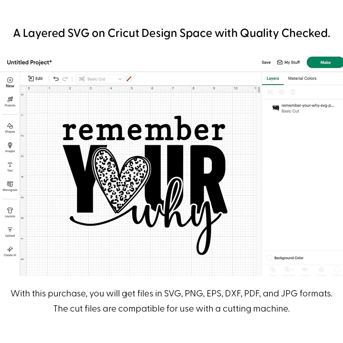 Remember Your Why Svg Png 7883 Cricut