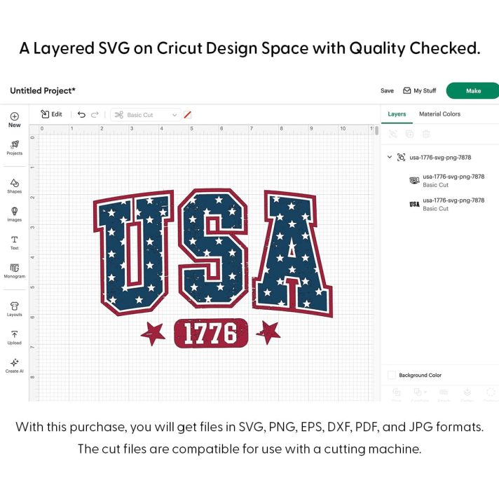 Usa 1776 Svg Png 7878 Cricut