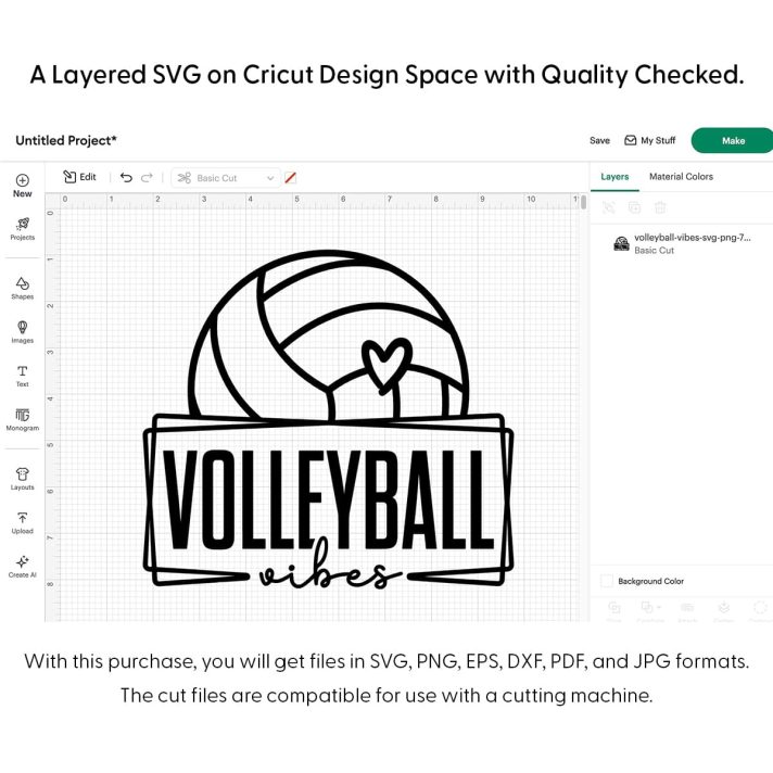 Volleyball Vibes Svg Png 7805 Cricut