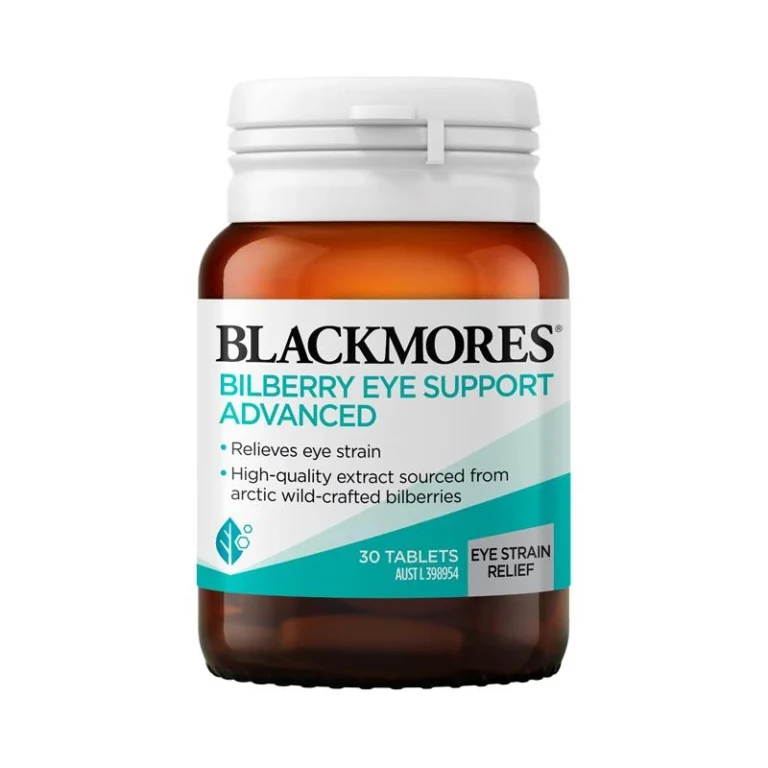 Blackmores 澳佳寶山桑子護眼加強配方30片完整產品包裝正面