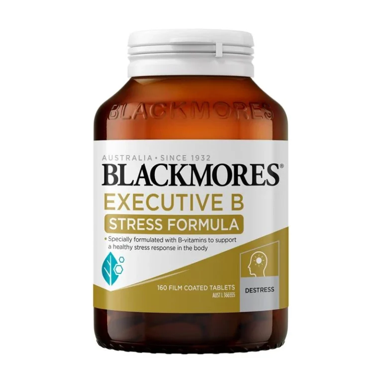 Blackmores 澳佳寶 Executive B 複合維他命B配方160片完整產品包裝正面