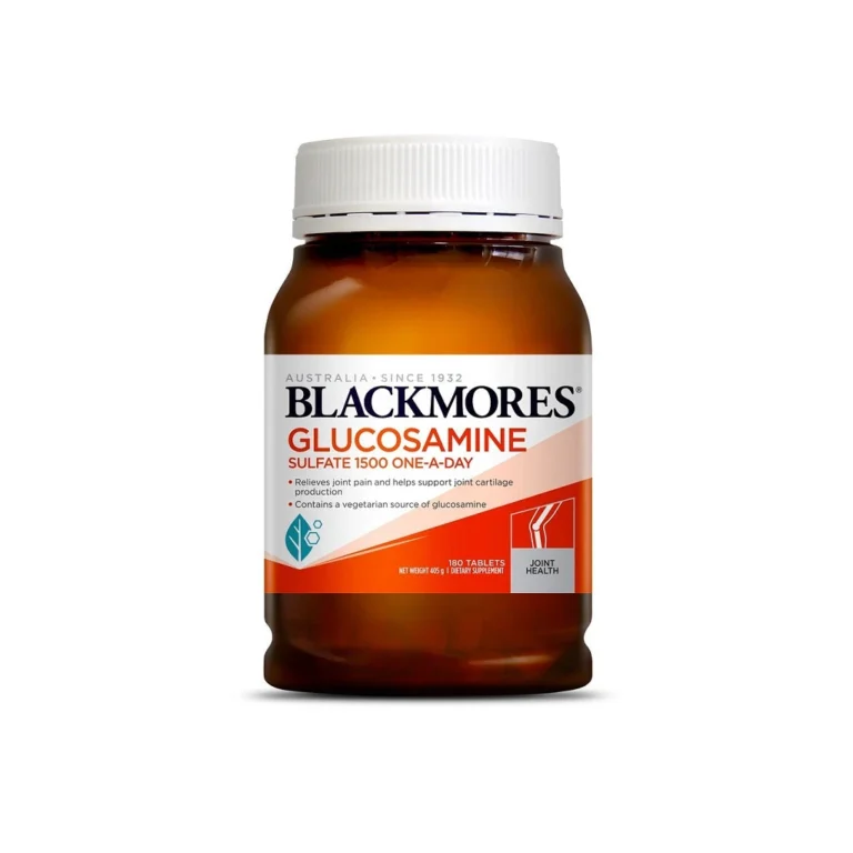Blackmores 澳佳寶 葡萄糖胺1500毫克180片（香港版）完整產品包裝正面