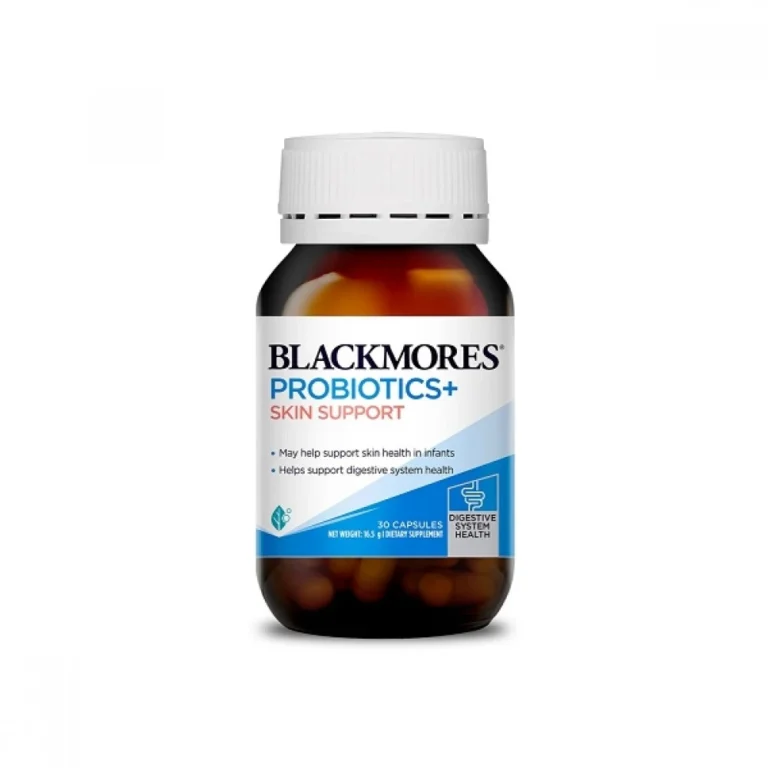 Blackmores 澳佳寶 Probiotics+ Skin Support 益生菌200億30粒完整產品包裝正面