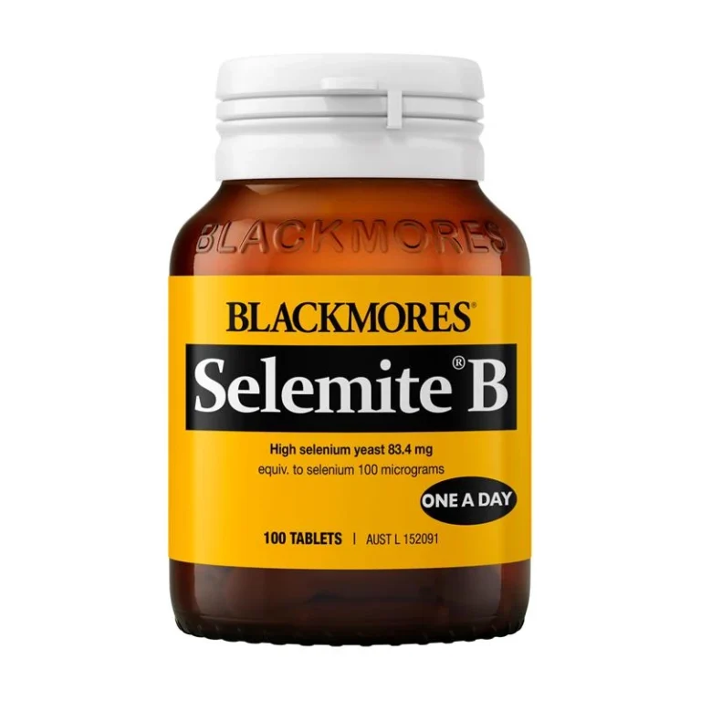 Blackmores 澳佳寶 Selemite B 高硒酵母100微克100片完整產品包裝正面