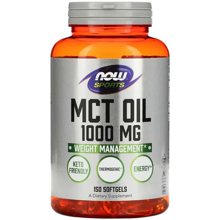 NOW Foods MCT油1000毫克150粒軟膠囊完整產品包裝正面