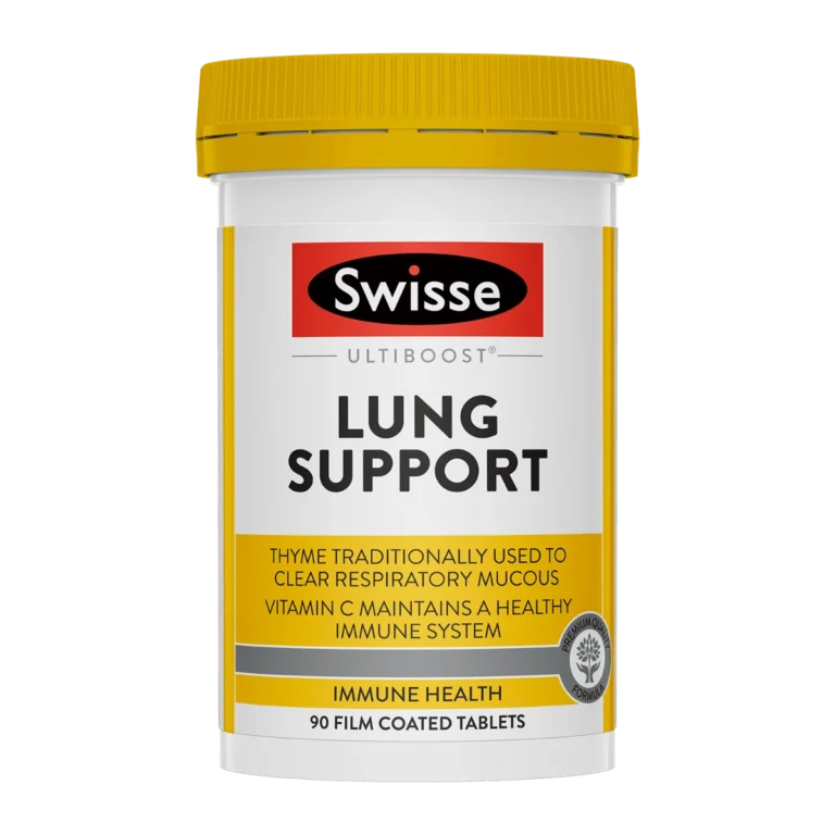 Swisse Ultiboost 肺部健康草本複方90片完整產品包裝正面