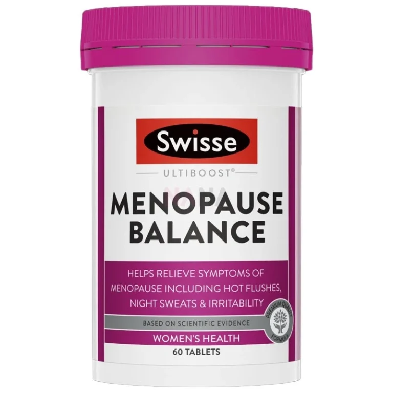 Swisse Ultiboost更年期平衡草本複方60片完整產品包裝正面