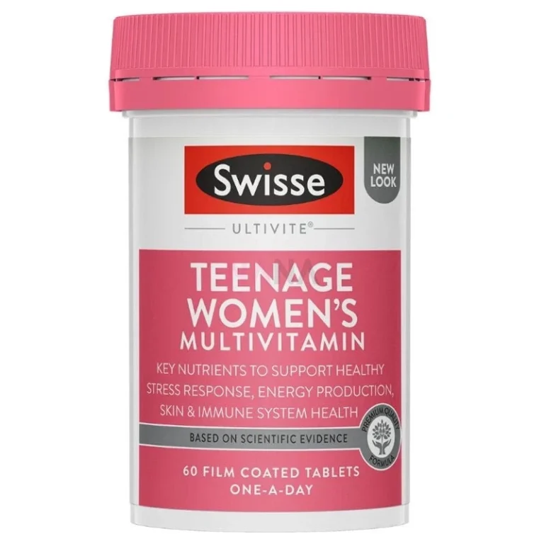 Swisse Ultivite青少年女士多元維他命60片完整產品包裝正面