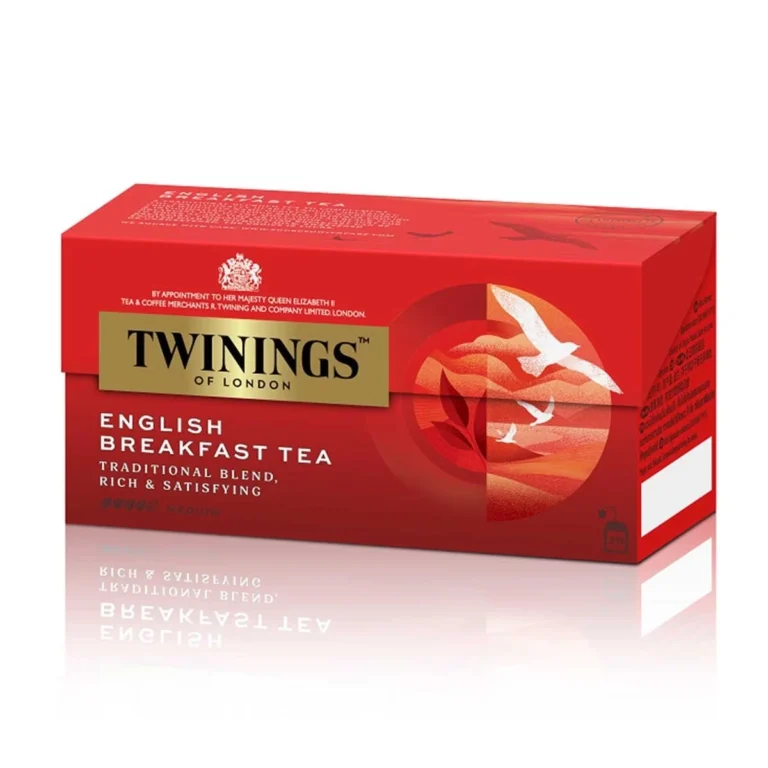 Twinings 唐寧英式早餐紅茶25袋50g 香港版完整包裝正面